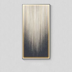 Modern Light Luxury Wall Abstract With Light Hanging Picture