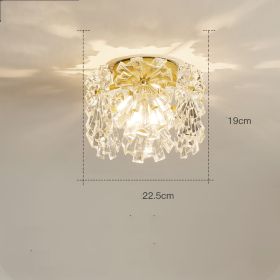 Modern Simple Indoor Small Ceiling Lamp Glass