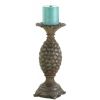 Accent Plus Pineapple Pillar Candle Holder - 12 inches
