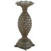 Accent Plus Pineapple Pillar Candle Holder - 12 inches