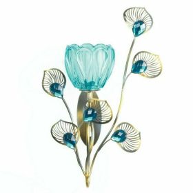 Accent Plus Peacock Bloom Candle Sconce - Single