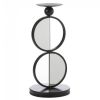 Accent Plus Half-Circle Mirrored Candle Holder - Double