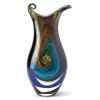 Accent Plus Swirled Art Glass Vase