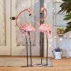 Accent Plus Flirty Flamingo Pair Lawn Decorations