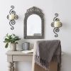 Accent Plus Swirls of Metal Wall Sconce Pair