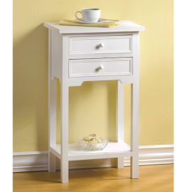 Accent Plus Classic Side Table - White