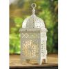 Accent Plus Lacy Cutout Candle Lantern - 11 inches