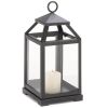 Accent Plus Iron Classic Candle Lantern - 12 inches