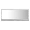 Bathroom Mirror Concrete Gray 35.4"x4.1"x14.6" Chipboard