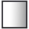 LED Bathroom Mirror Gray 15.7"x3.3"x14.6" Chipboard