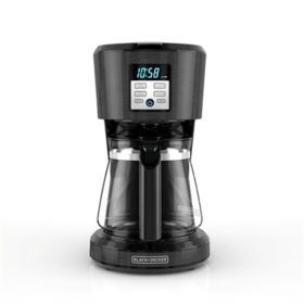 Black &amp; Decker 12-Cup Coffeemaker, Programmable, Exclusive VORTEX Technology