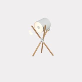 Simple Wood Art Three Fork Floor Lamp